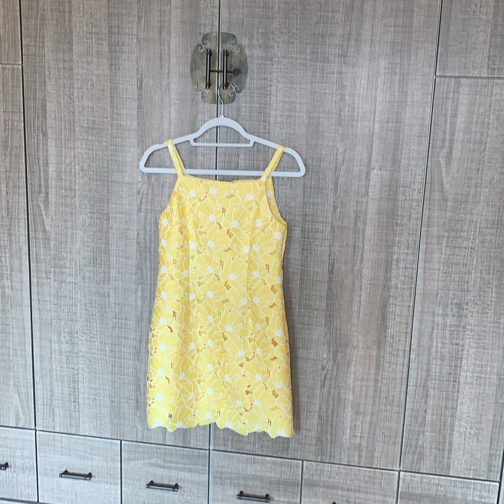 Milly Minis Floral Lace‎ Scalloped Dress